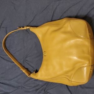 Tan nude tory burch large hobo bag purse